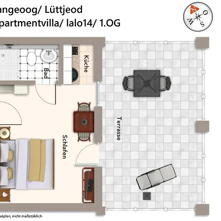 Luettjeod Apartmentvilla Luettjeod Apartmentvilla 14 Appartamento *