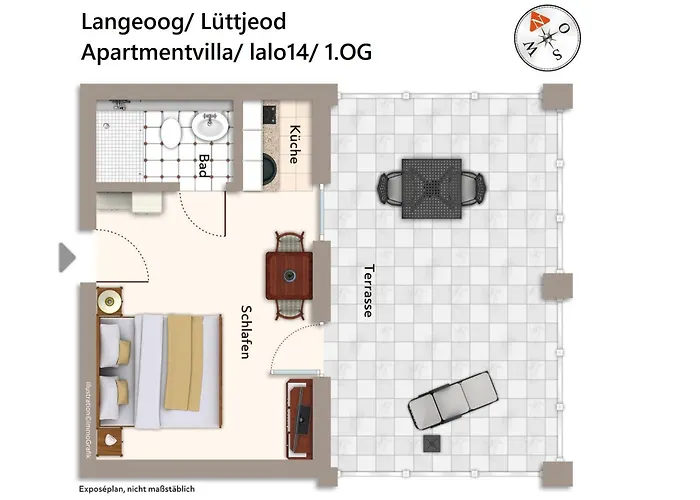 Luettjeod Apartmentvilla Luettjeod Apartmentvilla 14 Lejlighed *